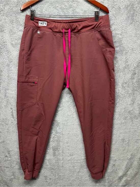 Figs Pants - FIGS Technical Collection Jogger Scrub Pants Mauve Pink Drawstring Women’s Large